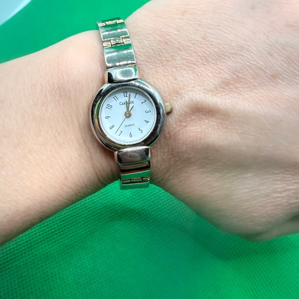 Casio Two-Tone Women's Watch, Silver & Gold, 7” Length - Picture 3 of 6